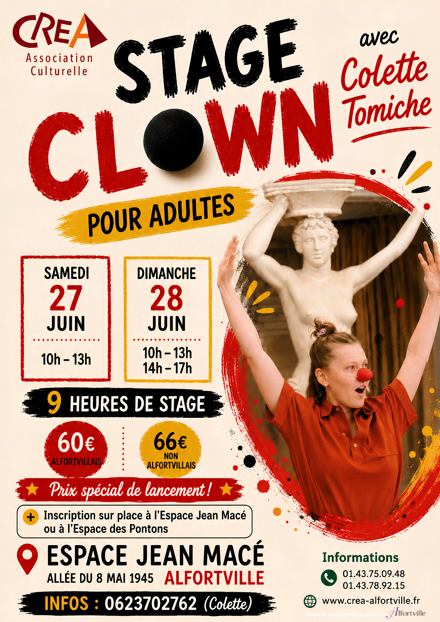 Stage clown avec Colette Tomiche 2/2