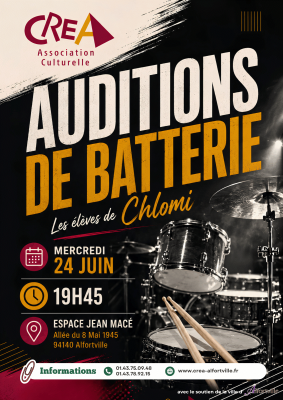 Audition batterie